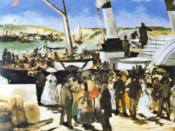 Édouard Manet Painting - La salida del barco de Folkestone Eduard Manet